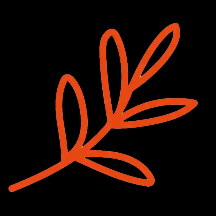 Decorative branch motif